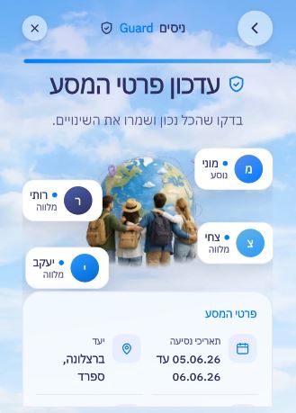 אישור ויציאה לדרך